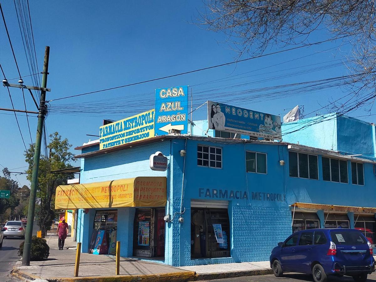 Casa Azul Aragon Hotell Mexico by Eksteriør bilde