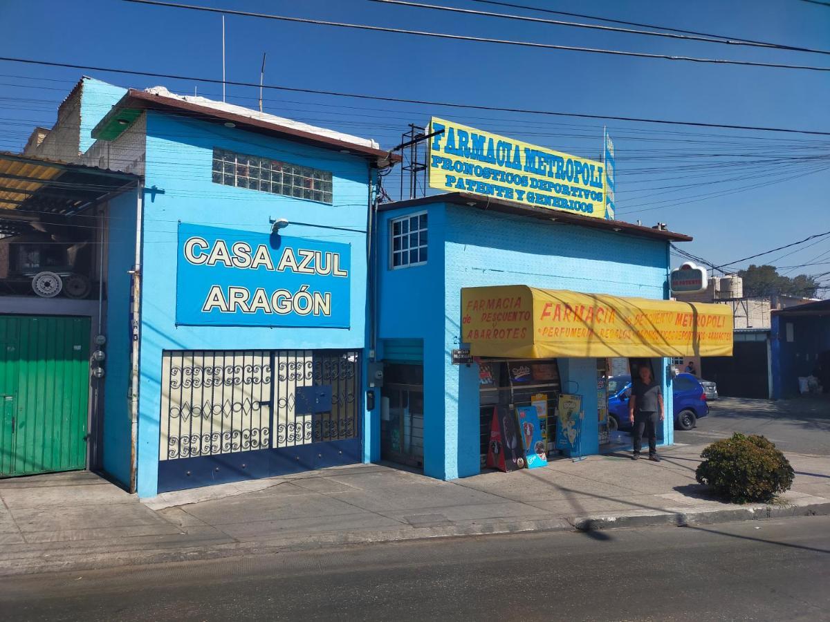 Casa Azul Aragon Hotell Mexico by Eksteriør bilde